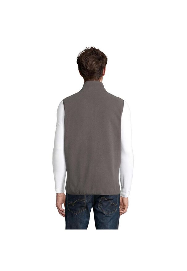 SOL'S - Ocieplacz Na Ciało Dla Dorosłych Unisex Factor Fleece Zapinany Na Zamek. Kolor: wielokolorowy, szary, brązowy