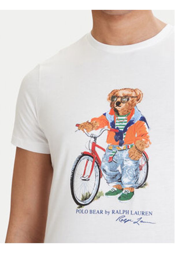 Polo Ralph Lauren T-Shirt 710B16612002 Biały Regular Fit. Typ kołnierza: polo. Kolor: biały. Materiał: bawełna