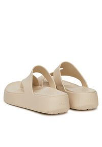 Crocs Japonki Getaway Platform Toe Loop 210834 Beżowy. Kolor: beżowy. Obcas: na platformie #6