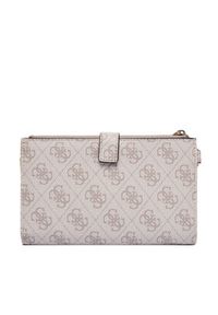 Guess Duży Portfel Damski Laurel II Slg SWSG74 59157 Beżowy. Kolor: beżowy. Materiał: skóra