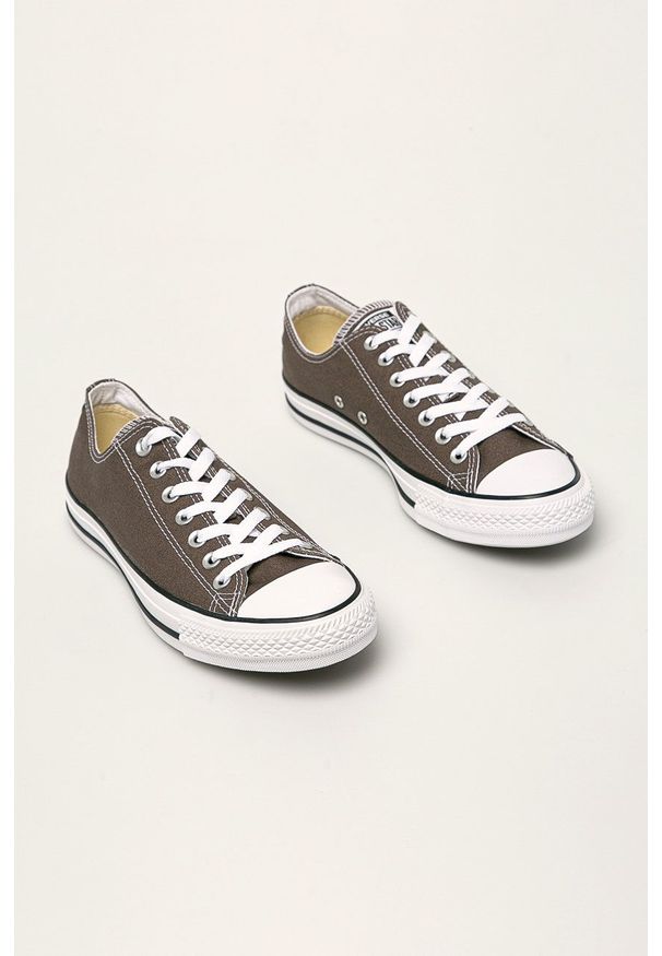 Converse - Tenisówki. Nosek buta: okrągły. Zapięcie: sznurówki. Kolor: szary. Materiał: guma