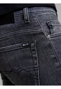 Big-Star - Spodnie jeans męskie skinny Jeffray 894. Stan: obniżony. Kolor: szary. Styl: klasyczny, sportowy #2