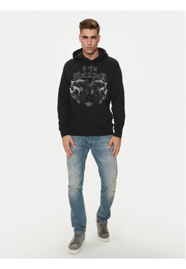 Replay Bluza M6974 .000.21842 Czarny Regular Fit. Kolor: czarny. Materiał: bawełna