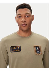 Aeronautica Militare Longsleeve 252TS2488UJ00710 Khaki Regular Fit. Kolor: brązowy. Materiał: bawełna. Długość rękawa: długi rękaw #3