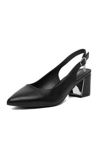 Lasocki Czółenka CEO-HMS3022-3 Czarny. Kolor: czarny. Materiał: materiał #4