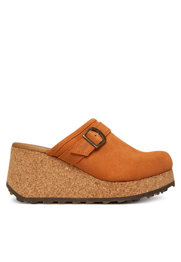 Klapki Fly London. Kolor: pomarańczowy