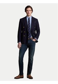 Polo Ralph Lauren Koszula 710929344001 Niebieski Slim Fit. Typ kołnierza: polo. Kolor: niebieski. Materiał: bawełna #4