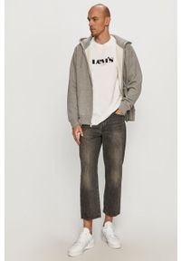 Levi's® - Levi's - T-shirt 16143.0083-Neutrals. Okazja: na spotkanie biznesowe. Kolor: biały. Materiał: dzianina. Wzór: nadruk. Styl: biznesowy #4