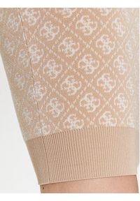 Guess Sukienka dzianinowa W3YK39 Z37K0 Beżowy Slim Fit. Kolor: beżowy. Materiał: wiskoza #3