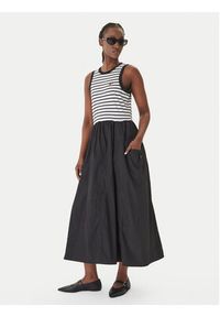 LOLA CASADEMUNT Sukienka codzienna LS2616151 Czarny Regular Fit. Okazja: na co dzień. Kolor: czarny. Materiał: syntetyk. Typ sukienki: proste. Styl: casual #3