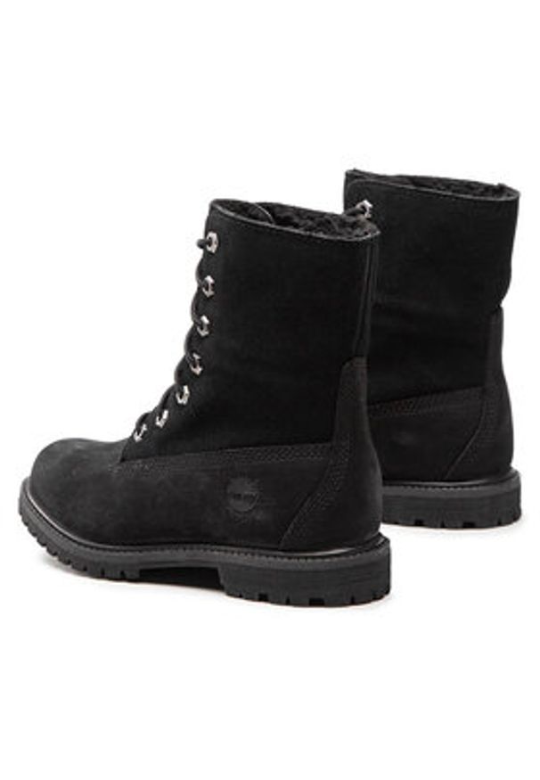 Timberland Trapery Authentic Teddy Fleece W TB08149A001 Czarny. Kolor: czarny. Materiał: zamsz, skóra