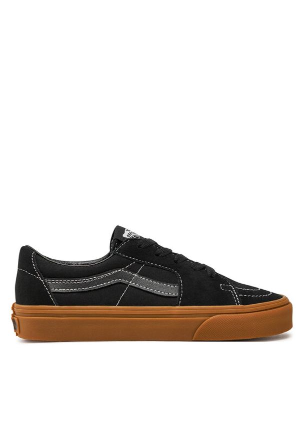 Vans Tenisówki Sk8-Low VN0009QRCJJ1 Czarny. Kolor: czarny. Materiał: skóra, zamsz