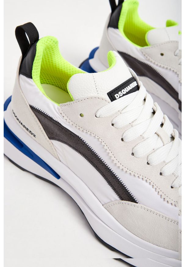 Sneakersy DSQUARED2. Materiał: materiał, guma, zamsz. Wzór: aplikacja
