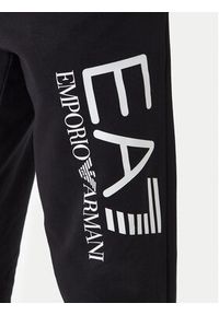EA7 Emporio Armani Spodnie dresowe 7M001415 AF22266 UC001 Czarny Regular Fit. Kolor: czarny. Materiał: bawełna #4
