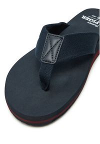 TOMMY HILFIGER - Tommy Hilfiger Japonki Hilfiger 85 Beach Sandal FM0FM05339 Granatowy. Kolor: niebieski. Materiał: materiał
