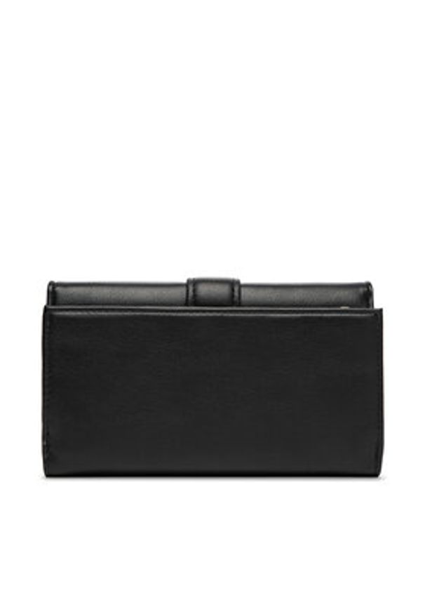 Just Cavalli Duży Portfel Damski 79RA5PA5 ZSA89 Czarny. Kolor: czarny. Materiał: skóra