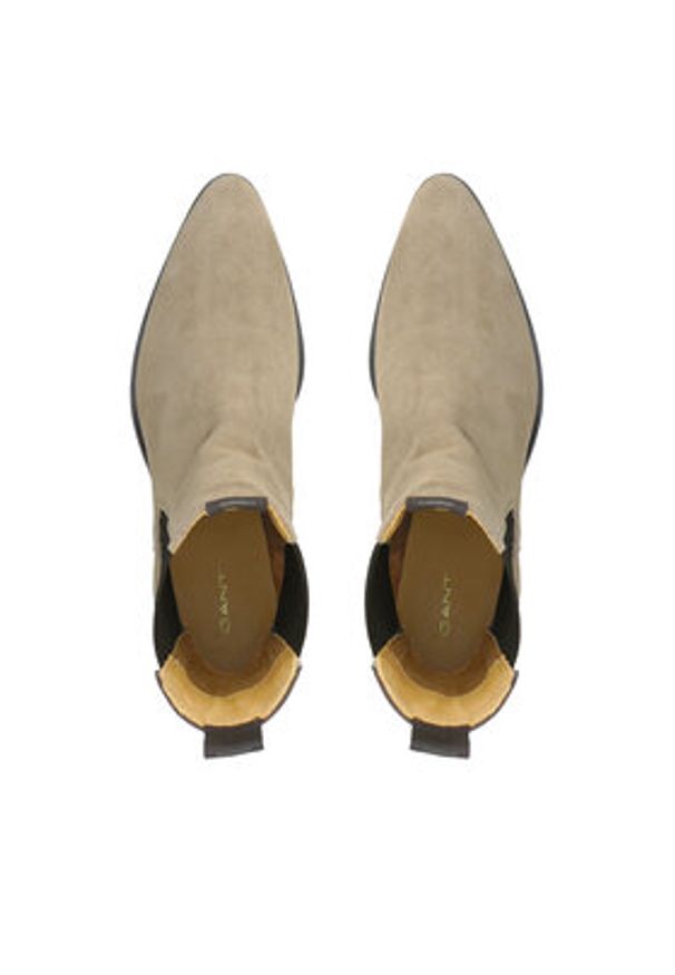 GANT - Gant Sztyblety 31553093 Beżowy. Kolor: beżowy. Materiał: zamsz, skóra