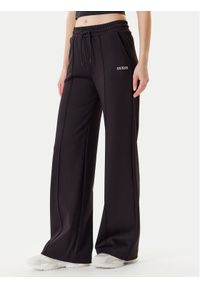 Guess Spodnie dresowe V5YB03 KCX22 Czarny Regular Fit. Kolor: czarny. Materiał: syntetyk #1
