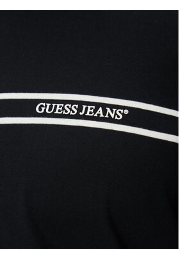 Guess Jeans T-Shirt M5RI78 KCPQ1 Czarny Regular Fit. Kolor: czarny. Materiał: bawełna