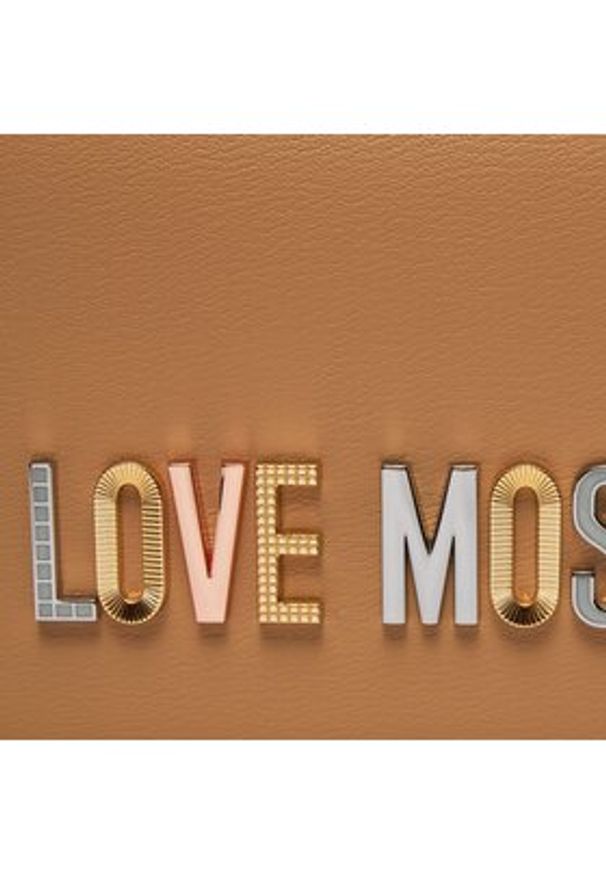 Love Moschino - LOVE MOSCHINO Torebka JC4302PP0IKN0226 Brązowy. Kolor: brązowy. Materiał: skórzane