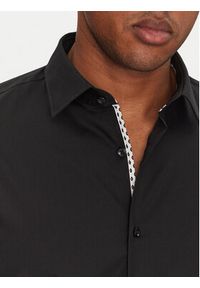 Hugo - HUGO Koszula Koey 50539808 Czarny Slim Fit. Kolor: czarny. Materiał: bawełna #5