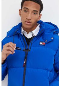 Tommy Jeans kurtka puchowa męska kolor niebieski zimowa. Kolor: niebieski. Materiał: puch. Sezon: zima #3