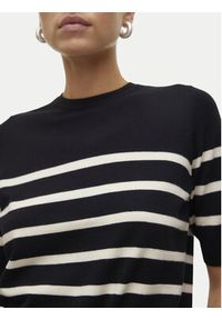 Vero Moda Sweter Saba 10306829 Czarny Regular Fit. Kolor: czarny. Materiał: syntetyk