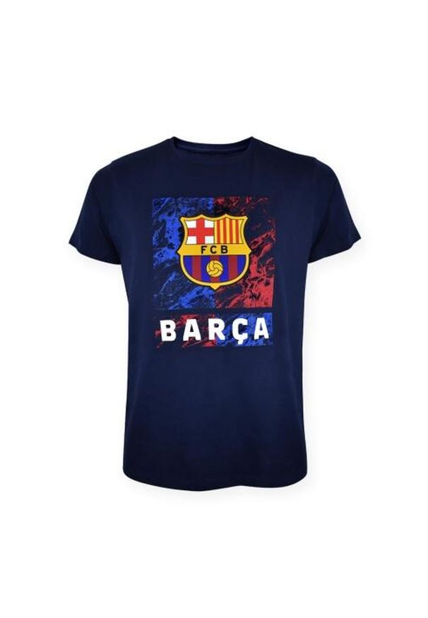 Koszulka FC Barcelona - licencjonowana. Kolor: niebieski. Sport: piłka nożna
