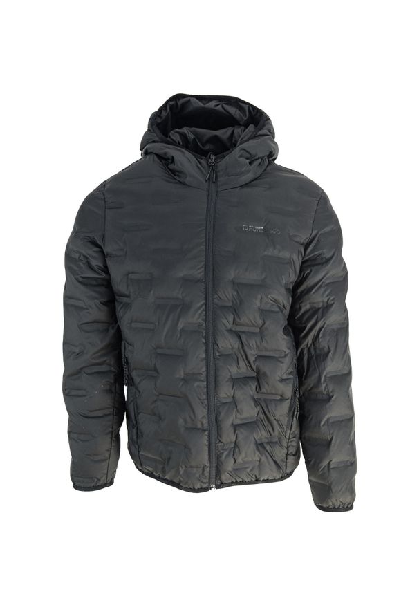FUNDANGO - Kurtka Fundango Smoke Hooded Jacket, Mężczyźni. Kolor: czarny. Materiał: poliester, materiał. Sport: turystyka piesza