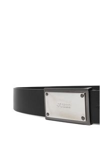 Guess Pasek Męski BM7846 P5440 Czarny. Kolor: czarny. Materiał: skóra