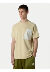 The North Face T-Shirt Terry NF0A8C28 Beżowy Relaxed Fit. Kolor: beżowy. Materiał: syntetyk