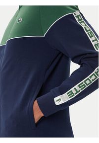 Lacoste Bluza SH4751 Granatowy Regular Fit. Kolor: niebieski. Materiał: syntetyk