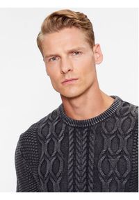 Guess Sweter Andy M3BR21 Z2BB0 Czarny Regular Fit. Kolor: czarny. Materiał: syntetyk