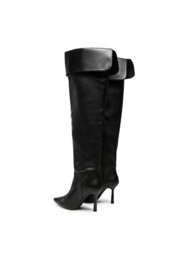 Hugo - HUGO Kozaki Katniss 50529833 Czarny. Kolor: czarny. Materiał: skóra