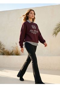 Sinsay - Spodnie jeansowe flare - czarny. Kolor: czarny #1