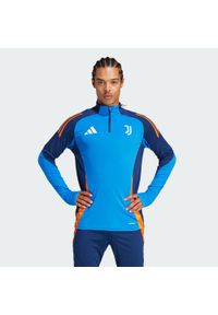 Adidas - Bluza Juventus Tiro 24 Competition Training. Kolor: niebieski. Materiał: dresówka, materiał. Sport: piłka nożna