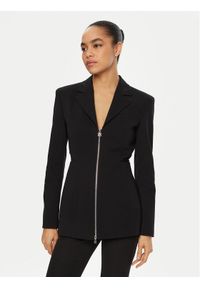 Hugo - HUGO Marynarka Azera-1 50540392 Czarny Regular Fit. Kolor: czarny. Materiał: syntetyk, wiskoza #1