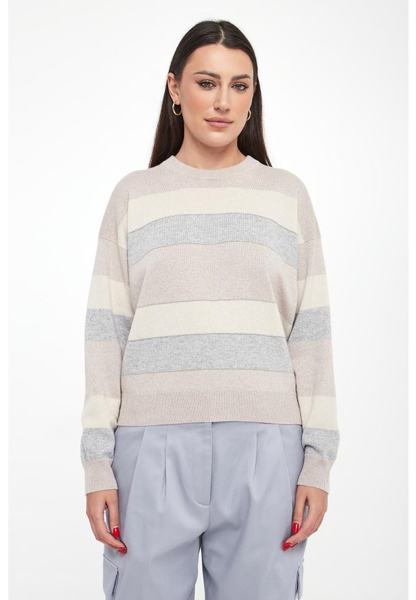 Sweter damski wełniany PESERICO. Materiał: wełna