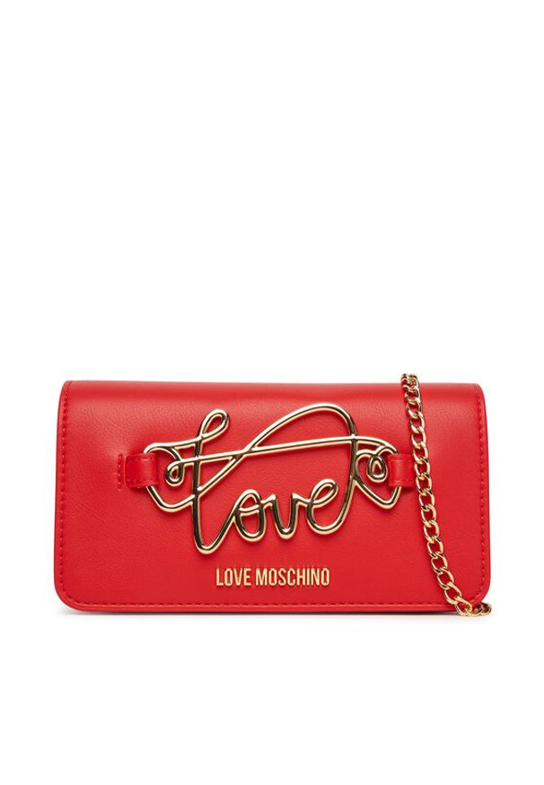 Love Moschino - LOVE MOSCHINO Torebka JC5736PP0MKG0500 Czerwony. Kolor: czerwony. Materiał: skórzane