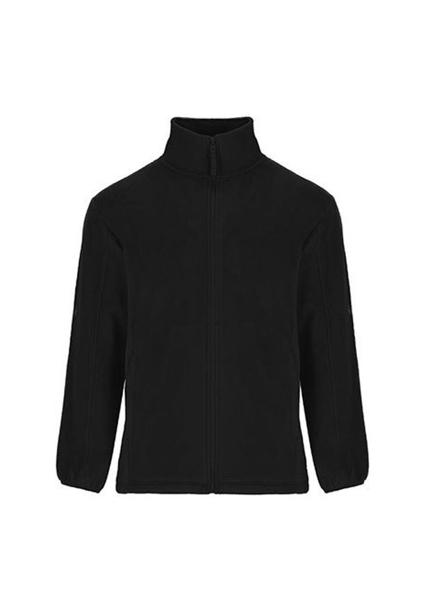 ROLY - Męska Bluza Polarowa. Kolor: czarny. Materiał: polar. Sezon: zima. Styl: sportowy