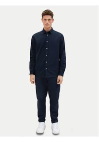 Tom Tailor Koszula 1037435 Granatowy Regular Fit. Kolor: niebieski. Materiał: bawełna #6