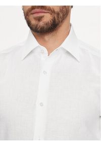BOSS - Boss Koszula H Hank Kent C1 214 50490234 Biały Slim Fit. Typ kołnierza: kołnierzyk klasyczny. Kolor: biały. Materiał: len #3