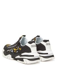 Versace Jeans Couture Sneakersy 78YA3SI5 Czarny. Kolor: czarny. Materiał: materiał