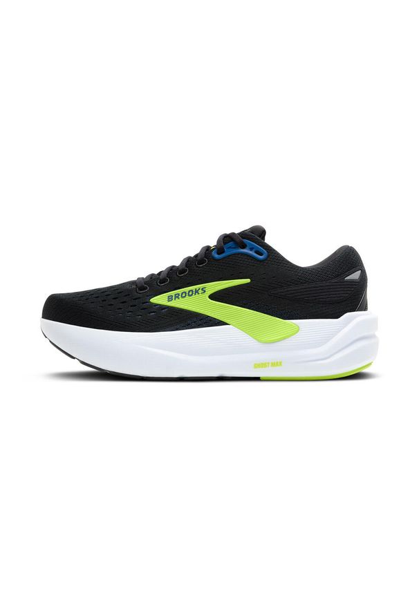 Buty do biegania męskie Brooks Ghost Max 3. Kolor: czarny, zielony, wielokolorowy. Sport: bieganie