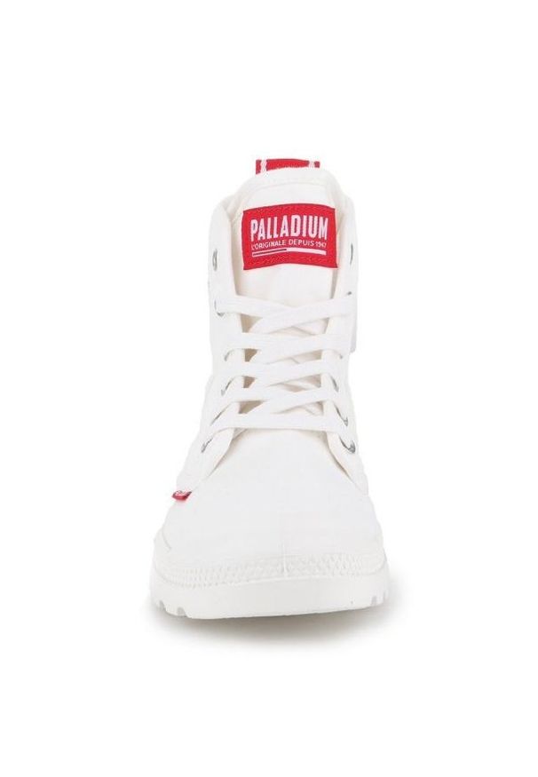 Buty Palladium Pampa Hi Dare W 76258-116-M białe. Kolor: biały. Materiał: materiał, syntetyk