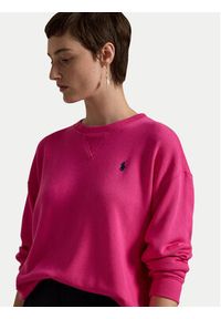 Polo Ralph Lauren Bluza 211935582014 Różowy Regular Fit. Typ kołnierza: polo. Kolor: różowy. Materiał: bawełna #5