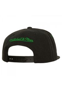 Czapka z daszkiem do koszykówki Mitchell & Ness Boston Celtics czarna. Kolor: czarny