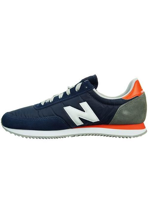 Buty do chodzenia męskie New Balance 720. Zapięcie: sznurówki. Kolor: biały, czerwony, wielokolorowy, niebieski. Materiał: materiał, skóra, tkanina. Szerokość cholewki: normalna. Sport: turystyka piesza