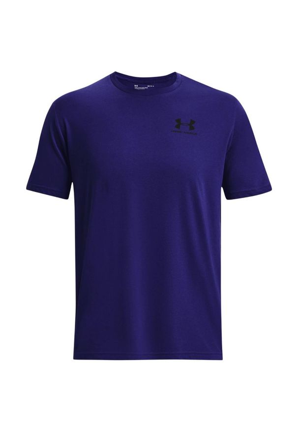 Under Armour - Męska Koszulka Sportowa. Kolor: niebieski
