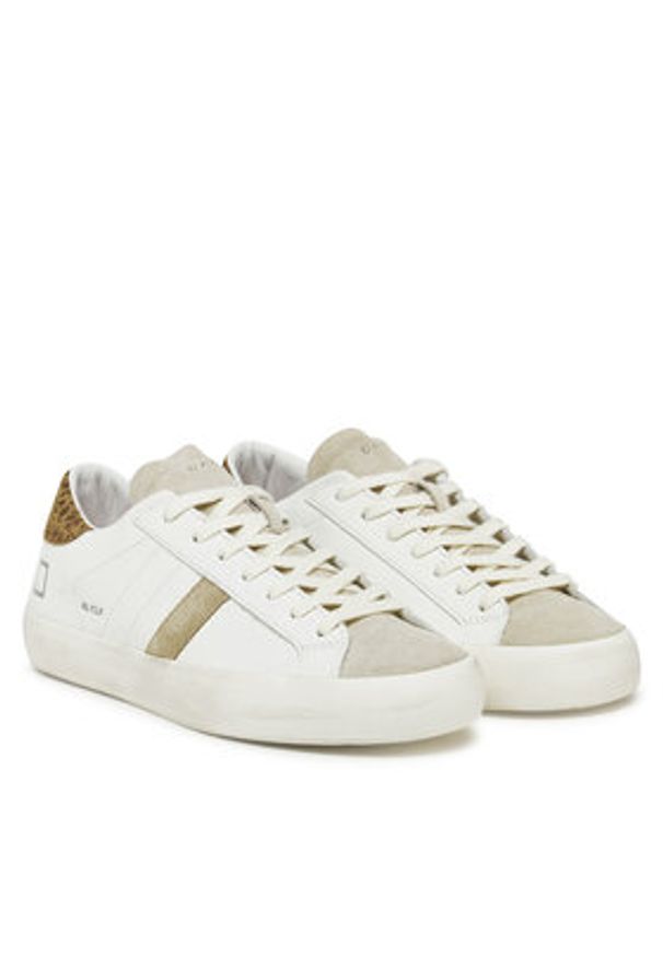D.A.T.E. Sneakersy Hill Low W421-HL-CA Biały. Kolor: biały. Materiał: skóra